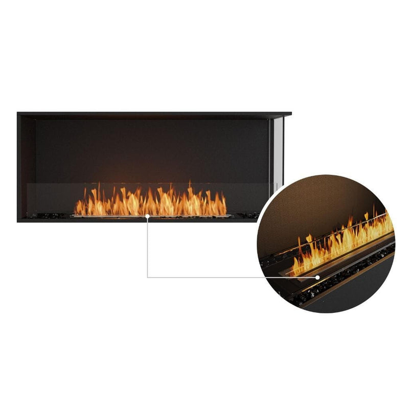 EcoSmart Fire Flex 50LC/50RC 55" Left or Right Corner Ethanol Fireplace Insert with Adjustable Flame by Mad Design Group