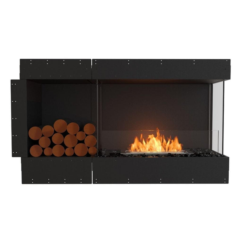 EcoSmart Fire Flex 50LC/50RC 55" Left or Right Corner Ethanol Fireplace Insert with Decorative Box and Adjustable Flame by Mad Design Group