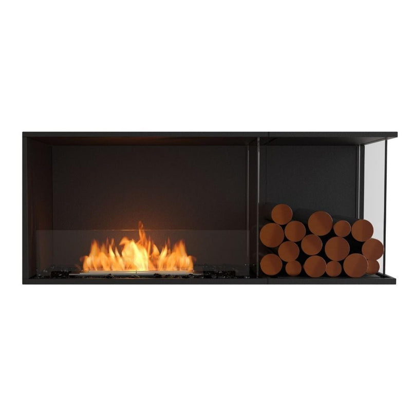 EcoSmart Fire Flex 50LC/50RC 55" Left or Right Corner Ethanol Fireplace Insert with Decorative Box and Adjustable Flame by Mad Design Group