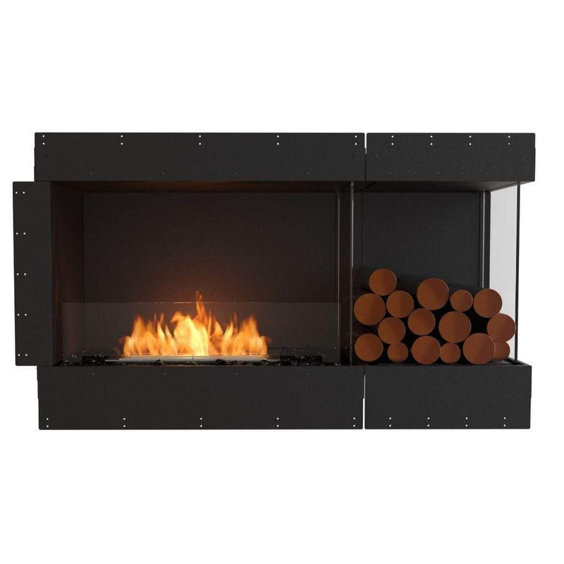 EcoSmart Fire Flex 50LC/50RC 55" Left or Right Corner Ethanol Fireplace Insert with Decorative Box and Adjustable Flame by Mad Design Group