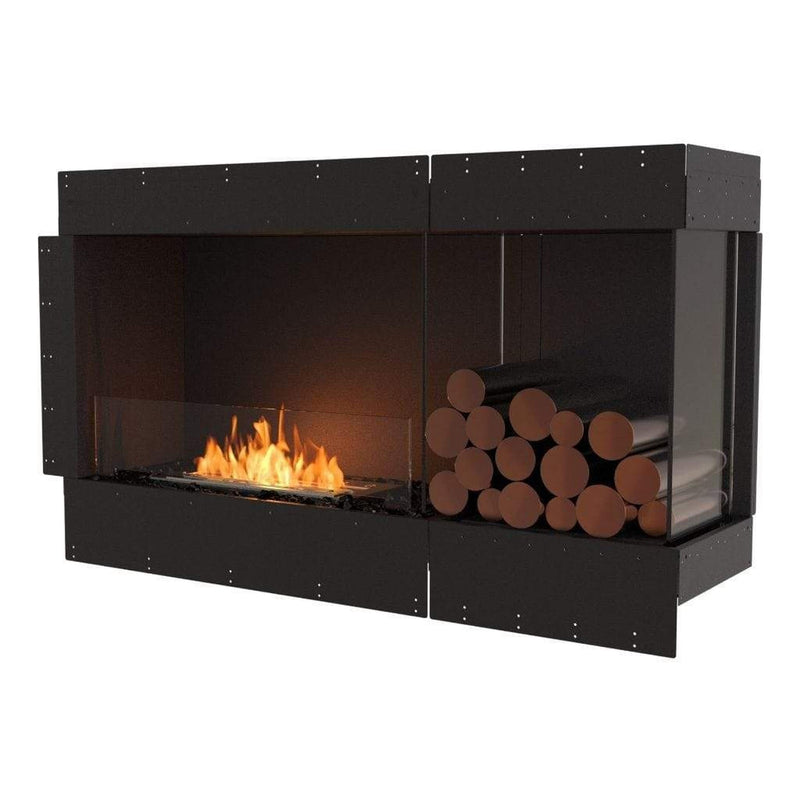 EcoSmart Fire Flex 50LC/50RC 55" Left or Right Corner Ethanol Fireplace Insert with Decorative Box and Adjustable Flame by Mad Design Group