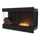EcoSmart Fire Flex 50LC/50RC 55" Left or Right Corner Ethanol Fireplace Insert with Decorative Box and Adjustable Flame by Mad Design Group