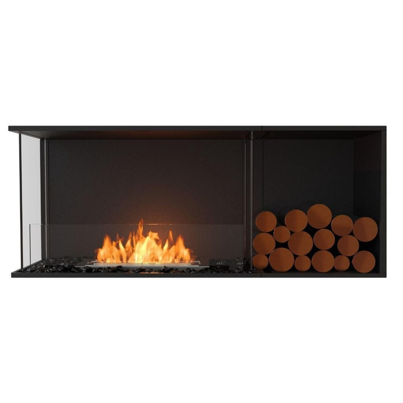 EcoSmart Fire Flex 50LC/50RC 55" Left or Right Corner Ethanol Fireplace Insert with Decorative Box and Adjustable Flame by Mad Design Group