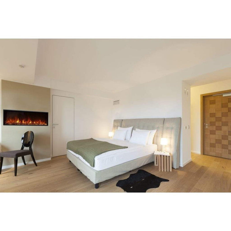 EcoSmart Fire 60" EL60 Electric Fireplace Insert with Adjustable Flame & LED Lighting by Mad Design Group