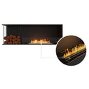 EcoSmart Fire Flex 60LC/60RC 65" Left or Right Corner Ethanol Fireplace Insert with Decorative Box and Adjustable Flame by Mad Design Group