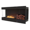 EcoSmart Fire Flex 60LC/60RC 65" Left or Right Corner Ethanol Fireplace Insert with Decorative Box and Adjustable Flame by Mad Design Group