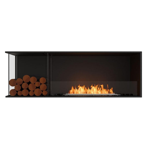 EcoSmart Fire Flex 60LC/60RC 65" Left or Right Corner Ethanol Fireplace Insert with Decorative Box and Adjustable Flame by Mad Design Group