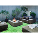 EcoSmart Fire 65" Wharf 65 Outdoor Fire Pit Table with Gas LP/NG Burner – Handcrafted Concrete Design by Mad Design Group