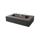 EcoSmart Fire 65" Wharf 65 Outdoor Fire Pit Table with Gas LP/NG Burner – Handcrafted Concrete Design by Mad Design Group