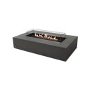 EcoSmart Fire 65" Wharf 65 Outdoor Fire Pit Table with Gas LP/NG Burner – Handcrafted Concrete Design by Mad Design Group