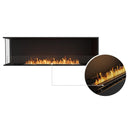 EcoSmart Fire Flex 68LC/68RC 73" Left or Right Corner Ethanol Fireplace Insert with Adjustable Flame by Mad Design Group
