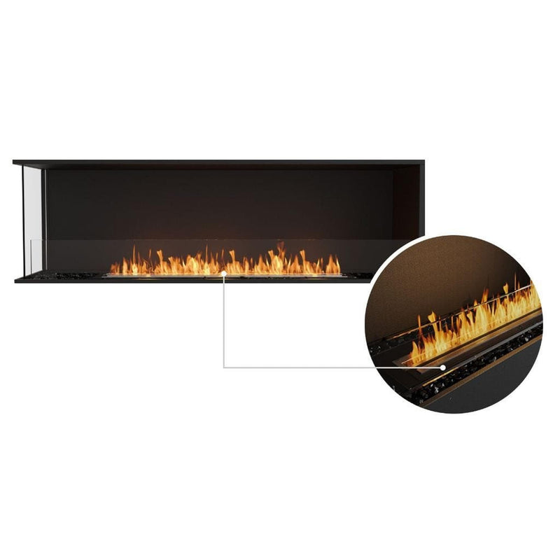EcoSmart Fire Flex 68LC/68RC 73" Left or Right Corner Ethanol Fireplace Insert with Adjustable Flame by Mad Design Group