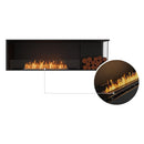 EcoSmart Fire Flex 68LC/68RC 73" Ethanol Fireplace Insert with Decorative Box and Adjustable Flame by Mad Design Group
