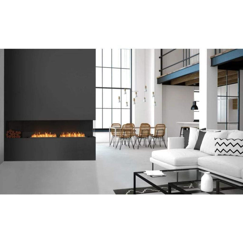 EcoSmart Fire Flex 68LC/68RC 73" Ethanol Fireplace Insert with Decorative Box and Adjustable Flame by Mad Design Group
