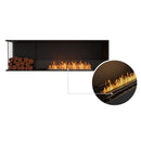 EcoSmart Fire Flex 68LC/68RC 73" Ethanol Fireplace Insert with Decorative Box and Adjustable Flame by Mad Design Group
