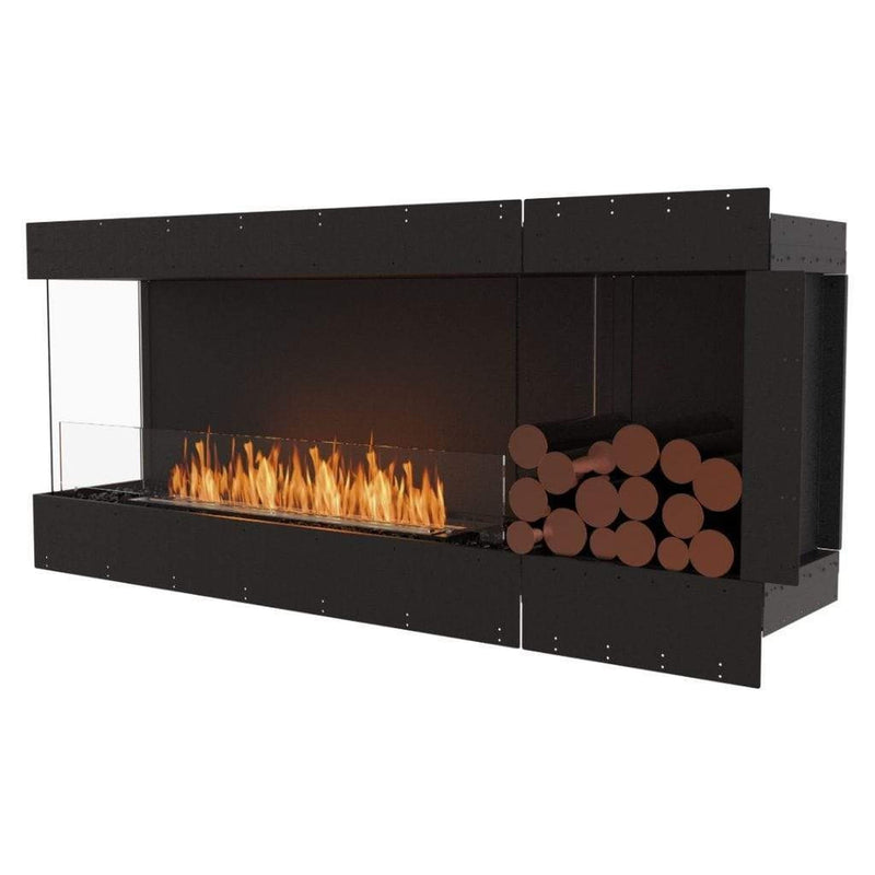 EcoSmart Fire Flex 68LC/68RC 73" Ethanol Fireplace Insert with Decorative Box and Adjustable Flame by Mad Design Group