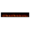 EcoSmart Fire 80" EL80 Electric Fireplace Insert with Adjustable Flame & LED Lighting by Mad Design Group