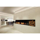 EcoSmart Fire Flex 78LC/78RC 83" Ethanol Fireplace Insert with Decorative Box and Adjustable Flame by Mad Design Group