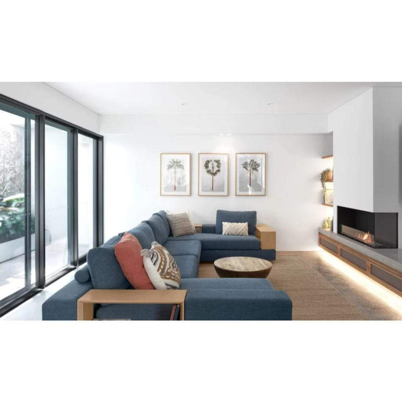 EcoSmart Fire Flex 78LC/78RC 83" Ethanol Fireplace Insert with Decorative Box and Adjustable Flame by Mad Design Group