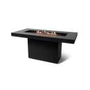 EcoSmart Fire 89" Gin 90 Bar Height Fire Pit Table with Gas LP/NG Burner – Outdoor Concrete Design by Mad Design Group