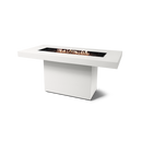 EcoSmart Fire 89" Gin 90 Bar Height Fire Pit Table with Gas LP/NG Burner – Outdoor Concrete Design by Mad Design Group