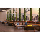 EcoSmart Fire 89" Gin 90 Chat Height Fire Pit Table with Gas LP/NG Burner – G37 Gas Burner by Mad Design Group