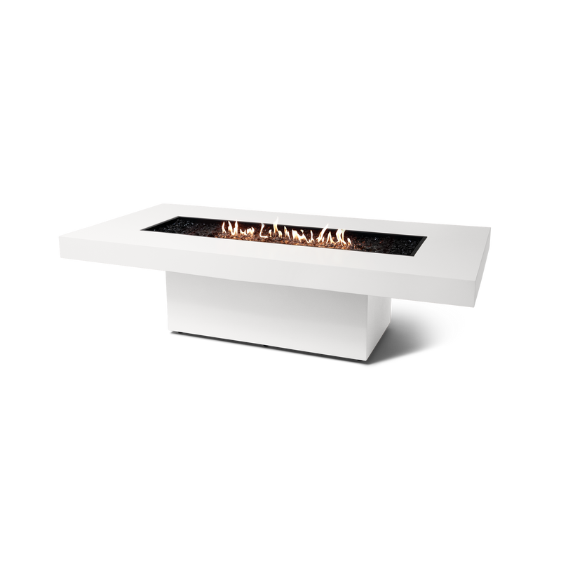 EcoSmart Fire 89" Gin 90 Chat Height Fire Pit Table with Gas LP/NG Burner – G37 Gas Burner by Mad Design Group