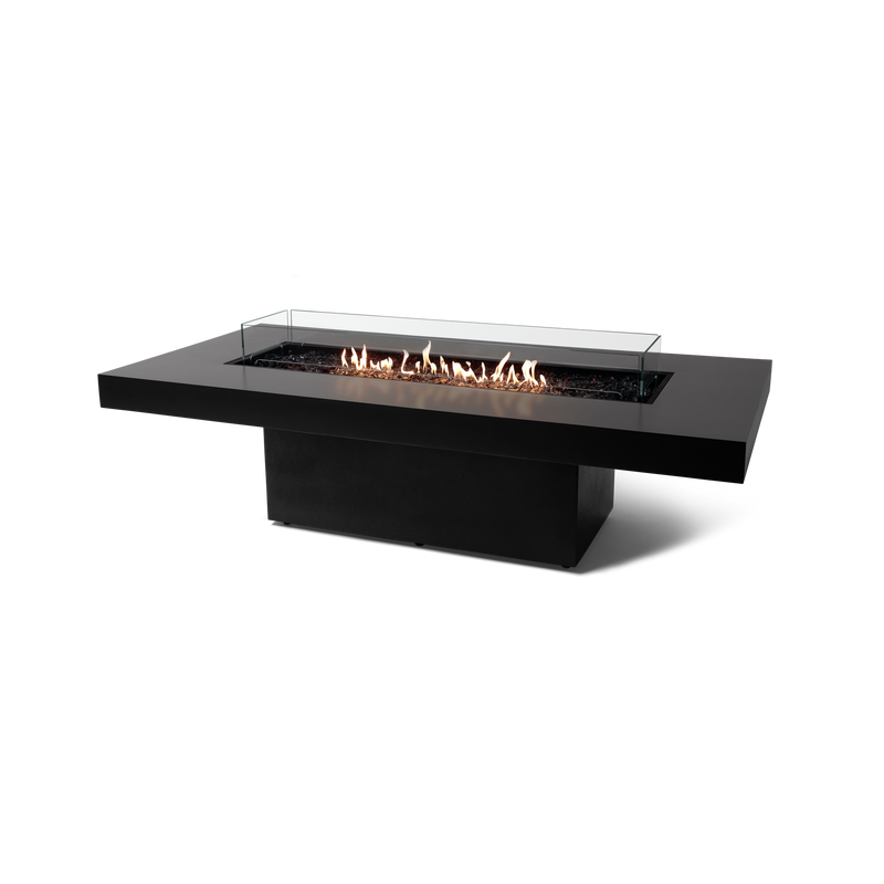 EcoSmart Fire 89" Gin 90 Chat Height Fire Pit Table with Gas LP/NG Burner – G37 Gas Burner by Mad Design Group