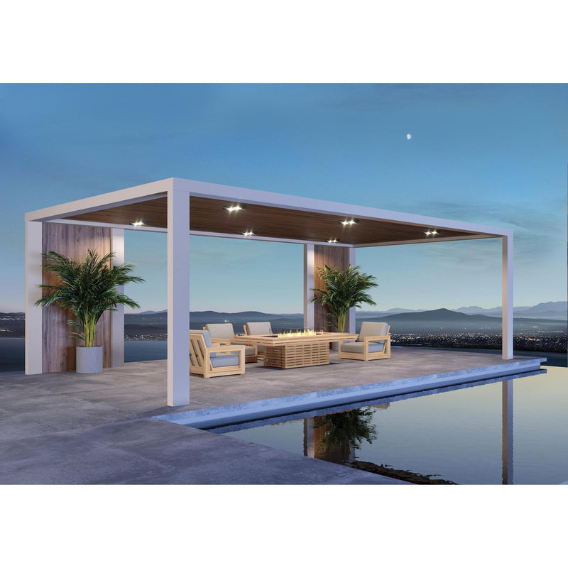 EcoSmart Fire 89" Gin 90 Chat Height Fire Pit Table with Gas LP/NG Burner – G37 Gas Burner by Mad Design Group