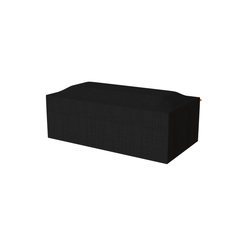 EcoSmart Fire 89" Gin 90 Dining Height Fire Pit Table with Gas LP/NG Burner – Black Stainless Steel Base by Mad Design Group