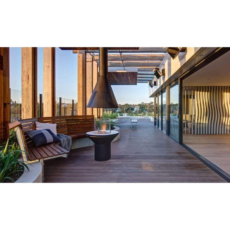 EcoSmart Fire AB3 10" Stainless Steel Ethanol Burner with Stable Flame by MAD Design Group