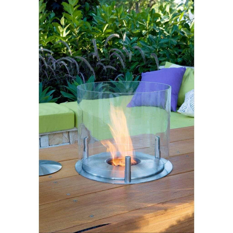 EcoSmart Fire AB3 10" Stainless Steel Ethanol Burner with Stable Flame by MAD Design Group