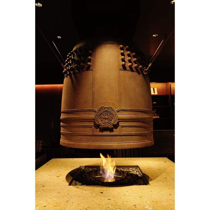 EcoSmart Fire AB8 14" Stainless Steel Ethanol Burner with Stable Flame by MAD Design Group