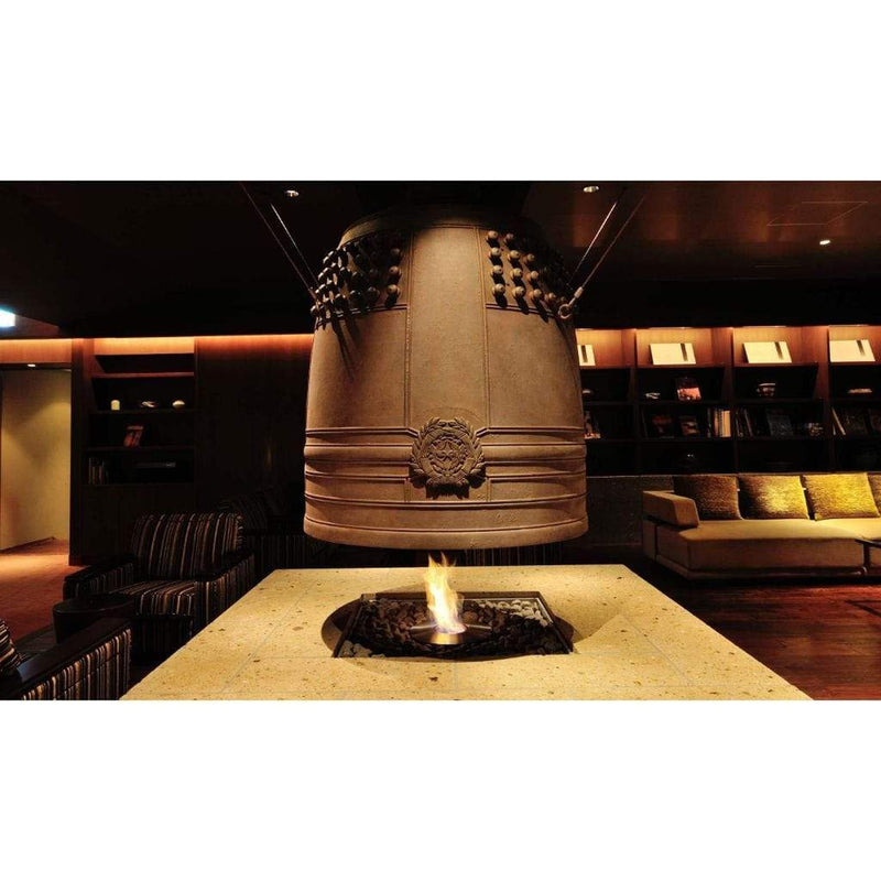 EcoSmart Fire AB8 14" Stainless Steel Ethanol Burner with Stable Flame by MAD Design Group