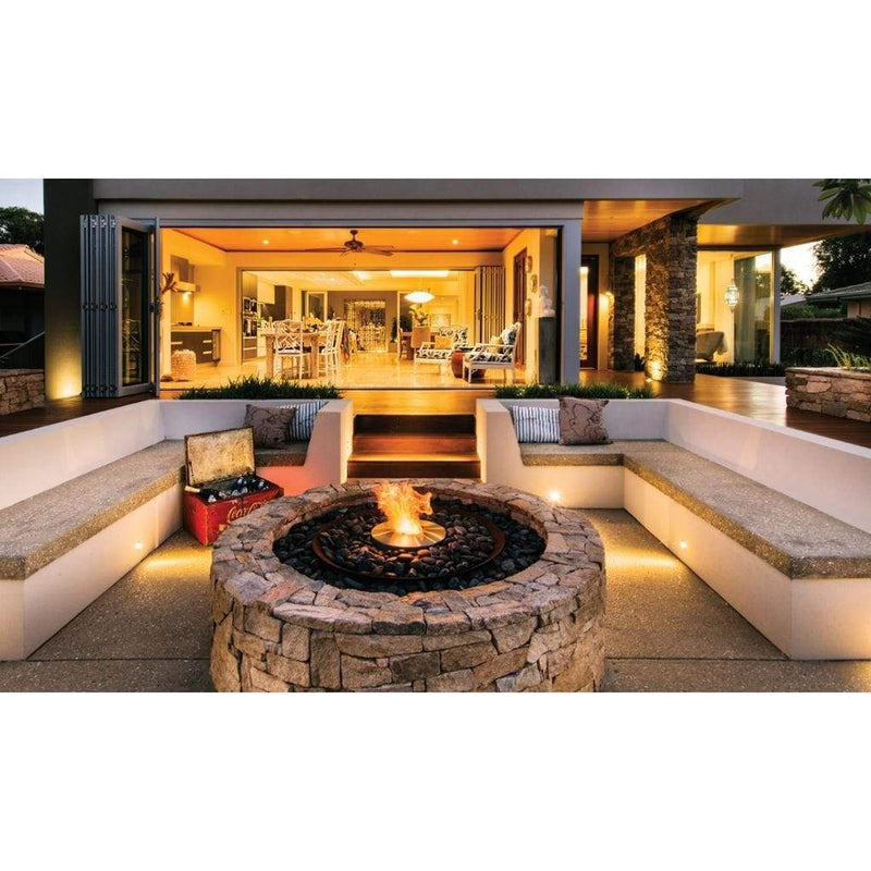EcoSmart Fire AB8 14" Stainless Steel Ethanol Burner with Stable Flame by MAD Design Group
