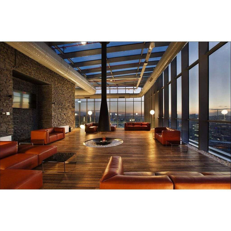 EcoSmart Fire AB8 14" Stainless Steel Ethanol Burner with Stable Flame by MAD Design Group