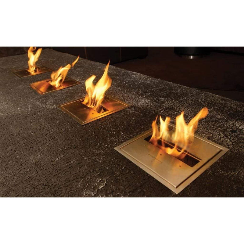 EcoSmart Fire BK5 16" Stainless Steel Ethanol Fireplace Burner with Flame Regulation by Mad Design Group