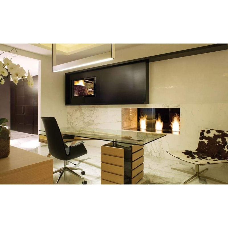 EcoSmart Fire BK5 16" Stainless Steel Ethanol Fireplace Burner with Flame Regulation by Mad Design Group