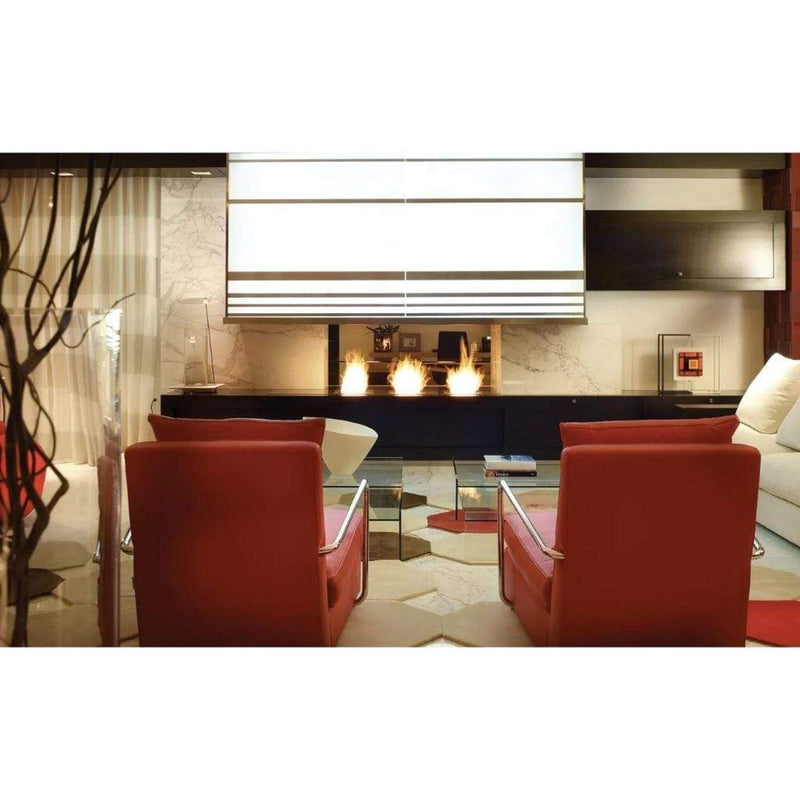 EcoSmart Fire BK5 16" Stainless Steel Ethanol Fireplace Burner with Flame Regulation by Mad Design Group