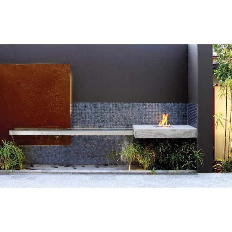 EcoSmart Fire BK5 16" Stainless Steel Ethanol Fireplace Burner with Flame Regulation by Mad Design Group