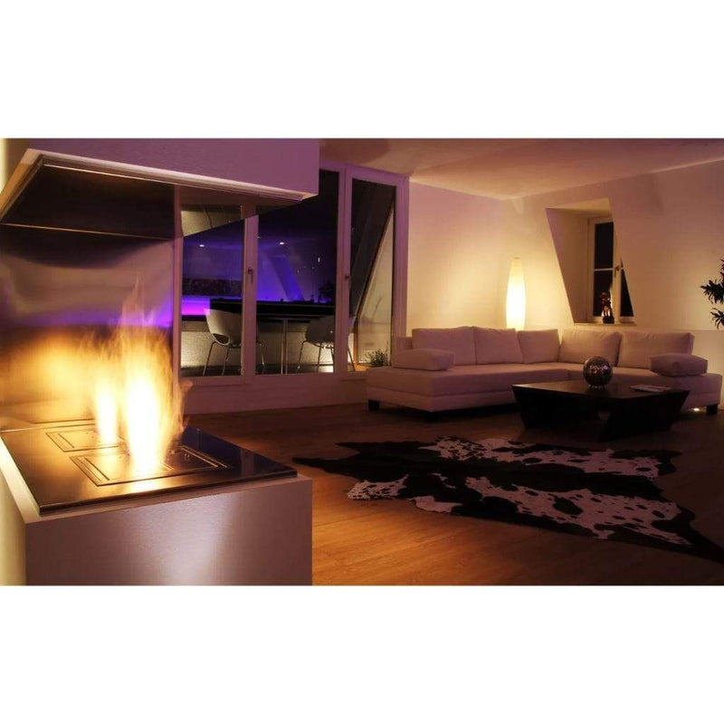EcoSmart Fire BK5 16" Stainless Steel Ethanol Fireplace Burner with Flame Regulation by Mad Design Group