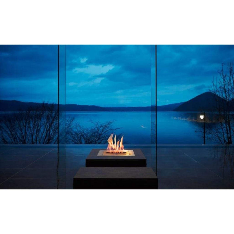 EcoSmart Fire BK5 16" Stainless Steel Ethanol Fireplace Burner with Flame Regulation by Mad Design Group