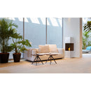 EcoSmart Fire Be 53" White Freestanding Designer Fireplace with Stainless Steel Burner and Toughened Glass Screen by MAD Design Group