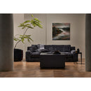 EcoSmart Fire Chaser 38" Graphite Indoor Fire Pit Table with Black Burner and Versatile Glass Screens by Mad Design Group