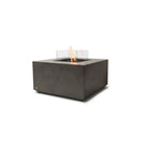 EcoSmart Fire Chaser 38" Natural Indoor Fire Pit Table with Black Burner and Versatile Glass Screens by Mad Design Group