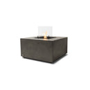EcoSmart Fire Chaser 38" Natural Indoor Fire Pit Table with Black Burner and Versatile Glass Screens by Mad Design Group