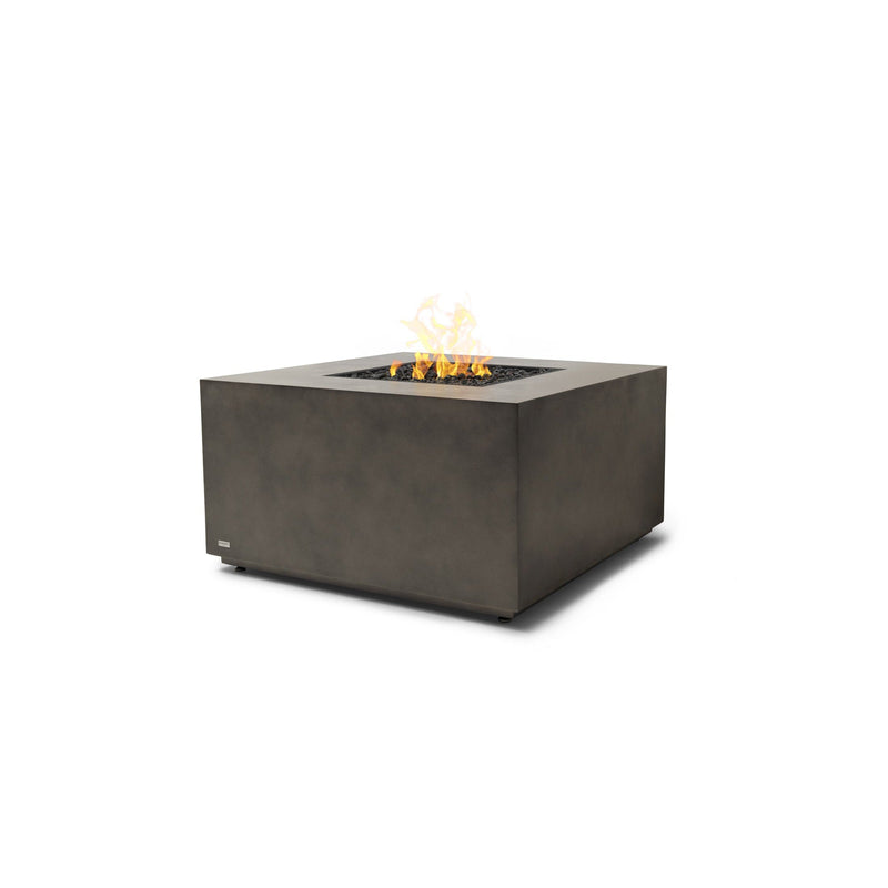 EcoSmart Fire Chaser 38" Natural Outdoor Fire Pit Table with Gas LP/NG Burner and Dual Glass Screen Options by Mad Design Group