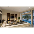 EcoSmart Fire Flex 18SS 22" Black Single Sided Ethanol Fireplace Insert with Clean-Burning Stainless Steel Burner by Mad Design Group