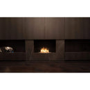 EcoSmart Fire Flex 18SS 22" Black Single Sided Ethanol Fireplace Insert with Clean-Burning Stainless Steel Burner by Mad Design Group