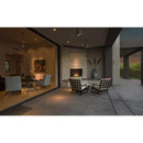 EcoSmart Fire Flex 18SS 22" Black Single Sided Ethanol Fireplace Insert with Clean-Burning Stainless Steel Burner by Mad Design Group